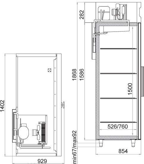 Холодильный шкаф Polair CV114-S