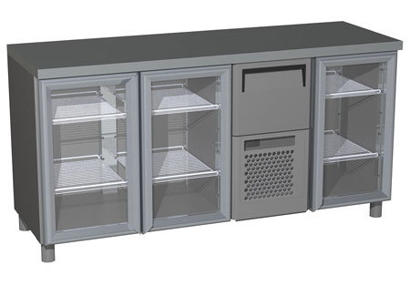 Холодильный стол Полюс T57 M3-1-G 9006-2 (BAR-360C)