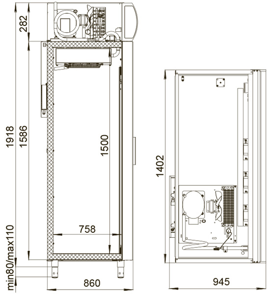 Холодильный шкаф-купе Polair DM114Sd-S
